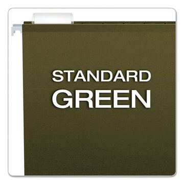 Pendaflex® Reinforced Hanging File Folders, Letter Size, 1-5-cut Tab, Standard Green, 25-box freeshipping - TVN Wholesale